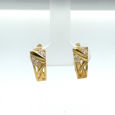 Aretes ligeros 14K