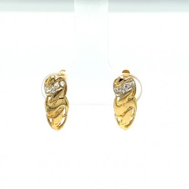 Aretes ligeros 14K