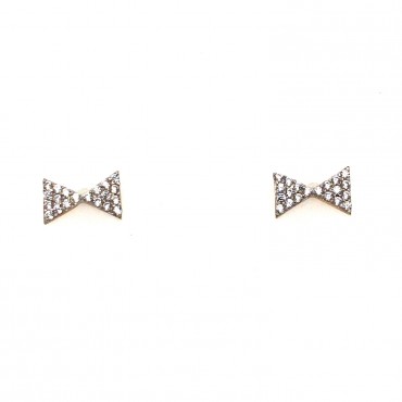 Aretes Moño 14K