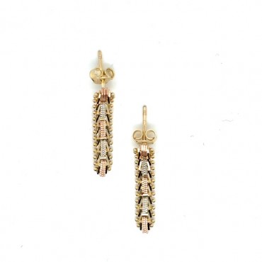 Aretes Florentinos Oro 10K