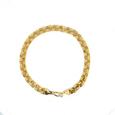 Pulso Tejido Chino Oro 10K