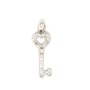 Dije Corazon Llave Plata .925